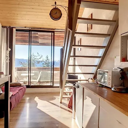 Appartement Duplex Et Terrasse Superbe Vue Avec Garage Font-Romeu-Odeillo-Via Exterior photo